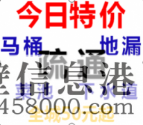 【專業(yè)疏通】低價馬桶疏通、下水道疏通、蹲便、衛(wèi)生間有異味、換